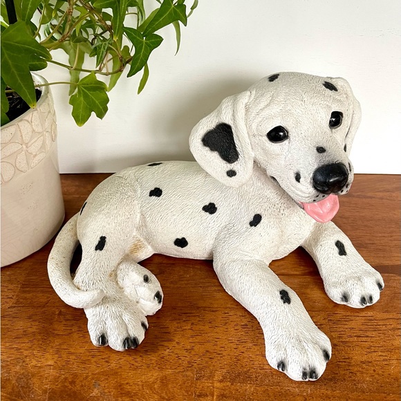 Castagna DALMATIAN Puppy Dog Made in Italy Resin Statue Vintage - Picture 2 of 10